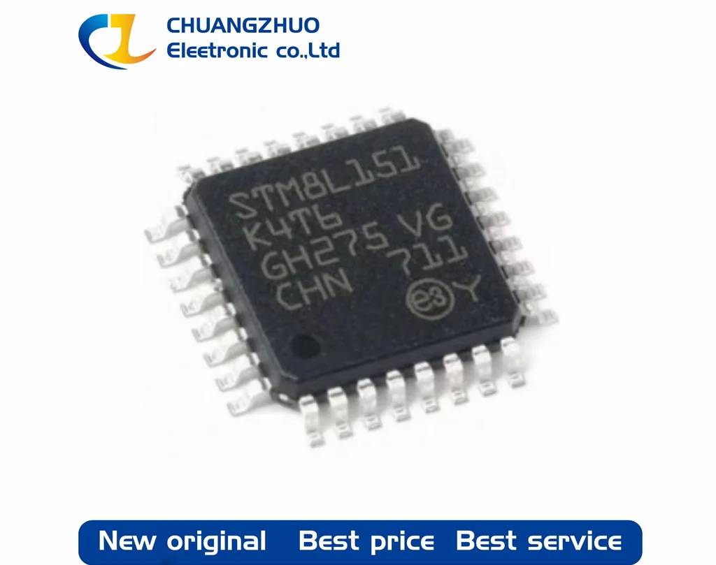 1 шт. новый оригинальный микроконтроллер STM8L151K4T6 30 16 МГц 2 КБ флэш-памяти 16 Кб (7x7)
1 шт. новый оригинальный микроконтроллер STM8L151K4T6 30 16 МГц 2 КБ флэш-памяти 16 Кб (7x7)