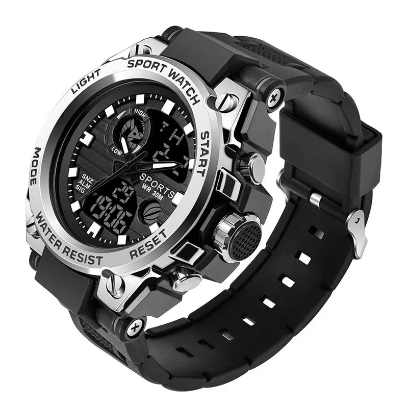 RUIWAYOOM Sports Men's Watches Military Quartz Watch Men Waterproof S Shock Male Clock
RUIWAYOOM Sports Men's Watches Military Quartz Watch Men Waterproof S Shock Male Clock