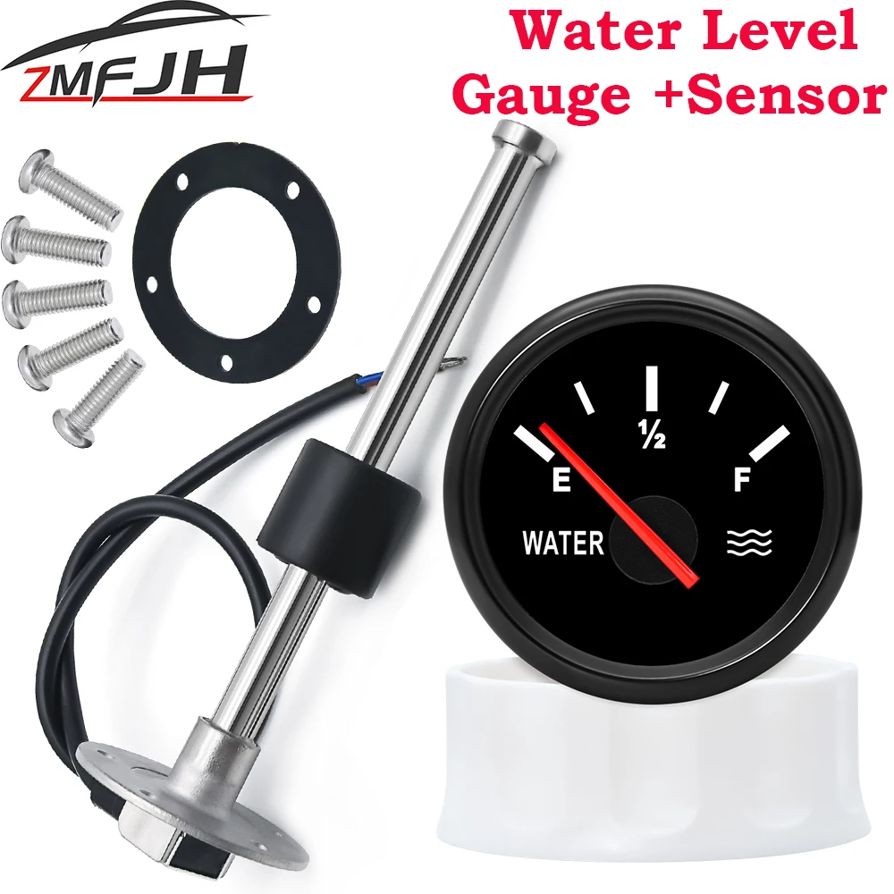 Water Level Gauge With Water Level Sensor 52mm Water Level Meter With Red Backlight 100-500mm 0-190Ohm Sensor 9-32V For Boat Car
Water Level Gauge With Water Level Sensor 52mm Water Level Meter With Red Backlight 100-500mm 0-190Ohm Sensor 9-32V For Boat Car