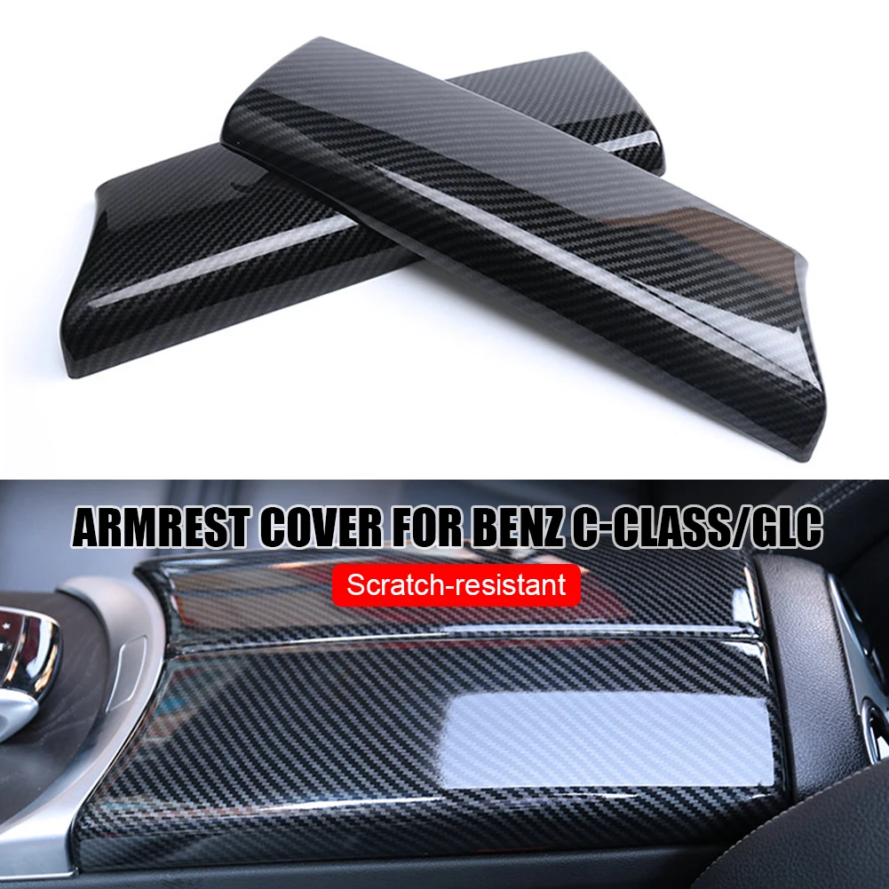 2Pcs Plastic Car Armrest Cover Trim Stciker Non-Scratch Armrest Protector Carbon Fiber for Mercedes Benz C-Class GLC Accessories
2Pcs Plastic Car Armrest Cover Trim Stciker Non-Scratch Armrest Protector Carbon Fiber for Mercedes Benz C-Class GLC Accessories