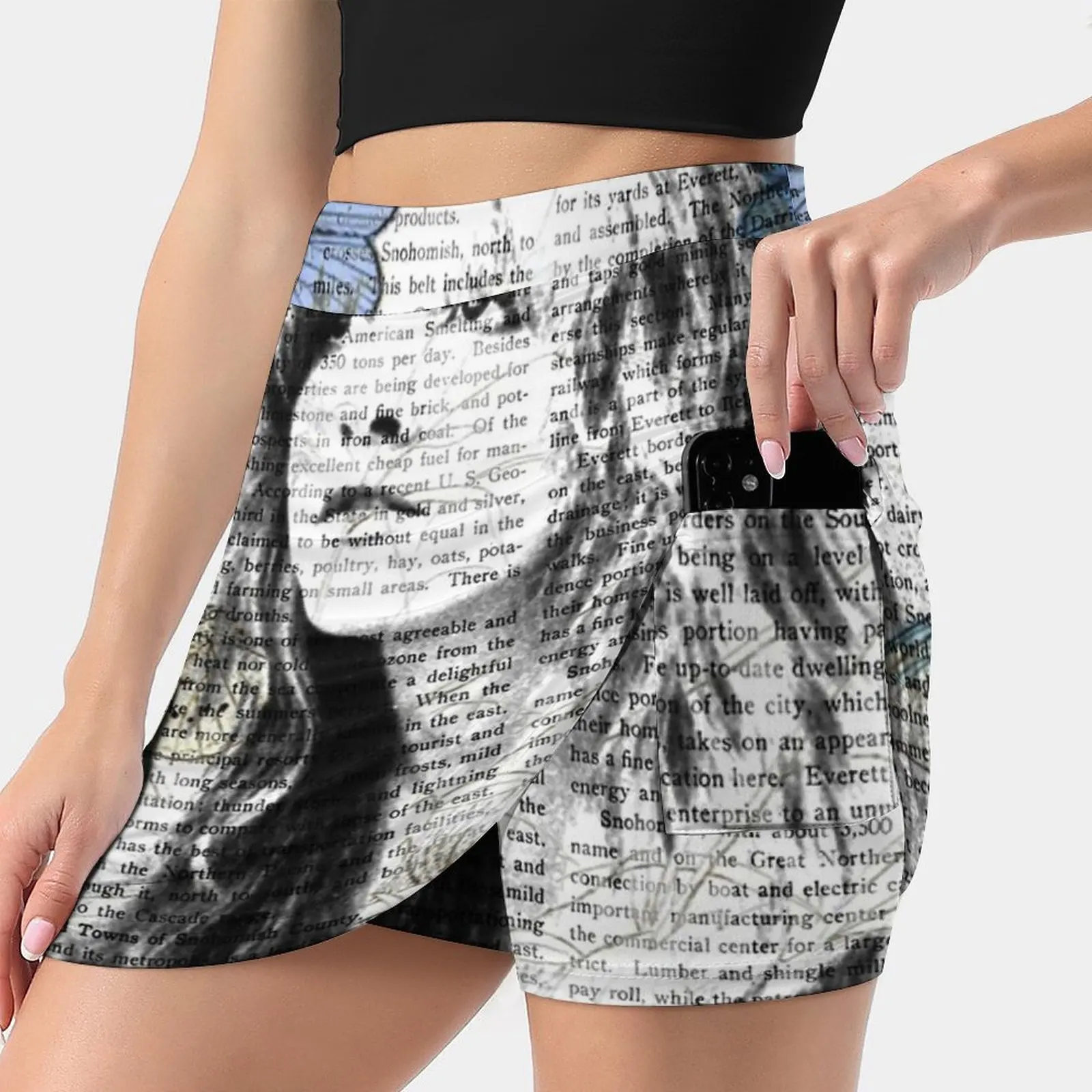 Юбка Женская теннисная с винтажным принтом, с карманами
Юбка Женская теннисная с винтажным принтом, с карманами