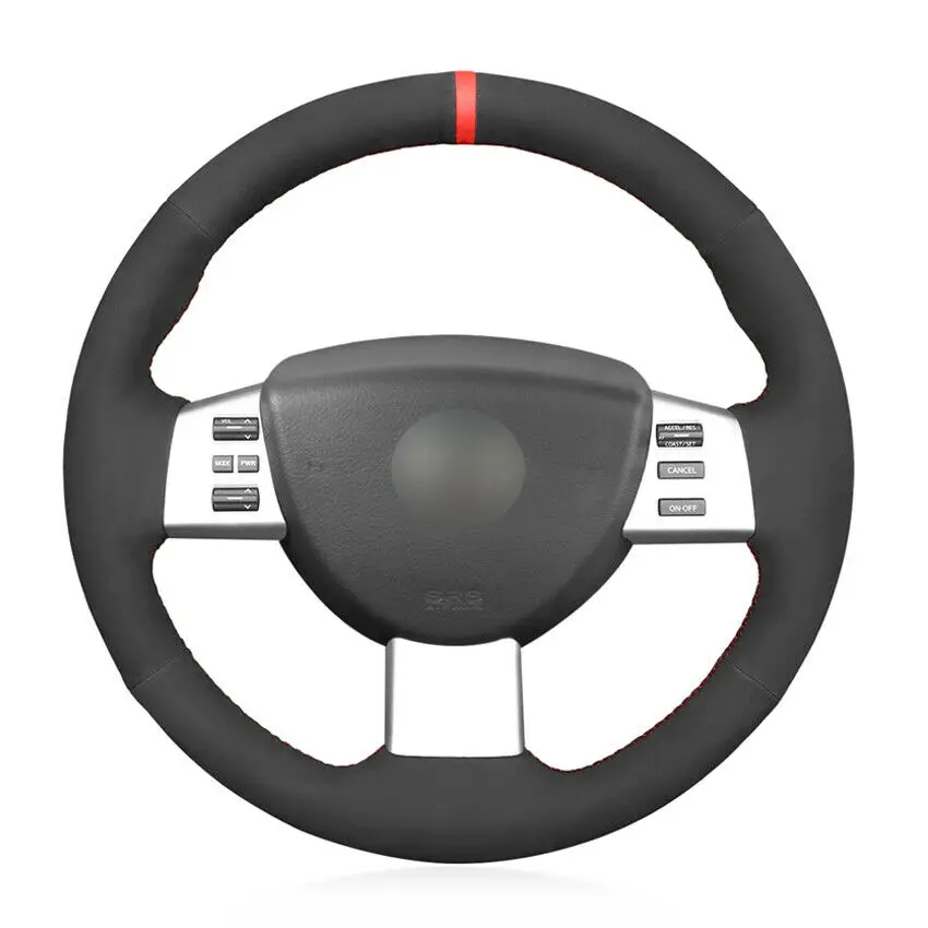 Hand-stitched Suede Red Marker Car Steering Wheel Cover for Nissan Altima Maxima
Hand-stitched Suede Red Marker Car Steering Wheel Cover for Nissan Altima Maxima