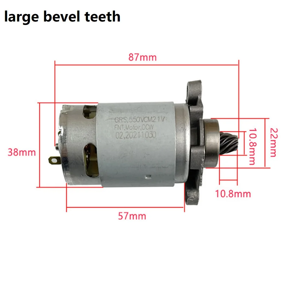DC RS550 Motor 8 Teeth 21V Micro Motor For Reciprocating Saw Saber Saw Hand Drill Electric Screwdriver Replacement Spare Part
DC RS550 Motor 8 Teeth 21V Micro Motor For Reciprocating Saw Saber Saw Hand Drill Electric Screwdriver Replacement Spare Part