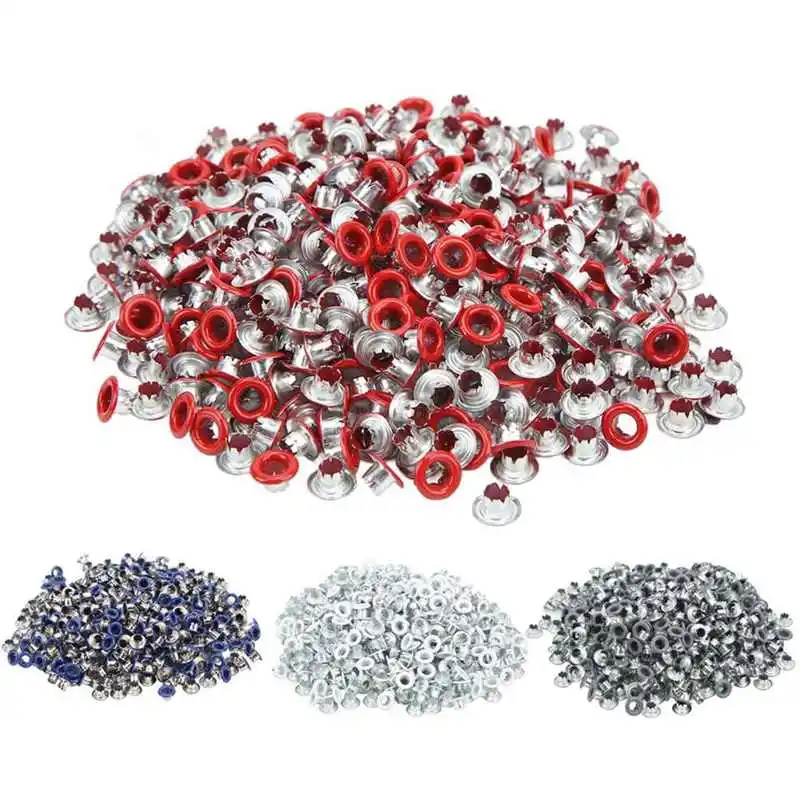 Eyelet Grommet Fine Workmanship Metal Eyelet Grommet for Make Hoes Clothing
Eyelet Grommet Fine Workmanship Metal Eyelet Grommet for Make Hoes Clothing