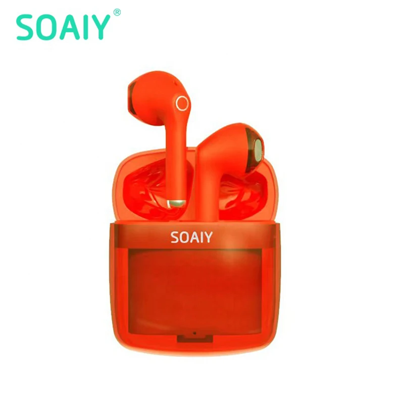 SOAIY SL2 Wireless Earphone Bluetooth 5.3 Dual Stereo Noise Reduction Bass Touch Control Long Standby 300mAH
SOAIY SL2 Wireless Earphone Bluetooth 5.3 Dual Stereo Noise Reduction Bass Touch Control Long Standby 300mAH