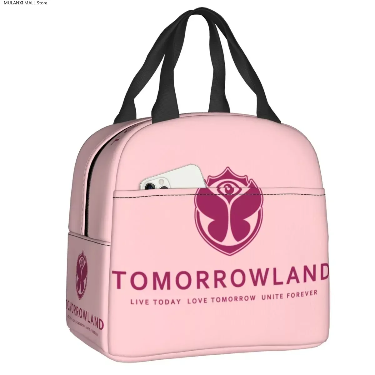 Теплоизолированные сумки для ланча Tomorrowland для женщин, многоразовый ланч-контейнер для бельгийского музыкального фестиваля для пикника на открытом воздухе
Теплоизолированные сумки для ланча Tomorrowland для женщин, многоразовый ланч-контейнер для бельгийского музыкального фестиваля для пикника на открытом воздухе