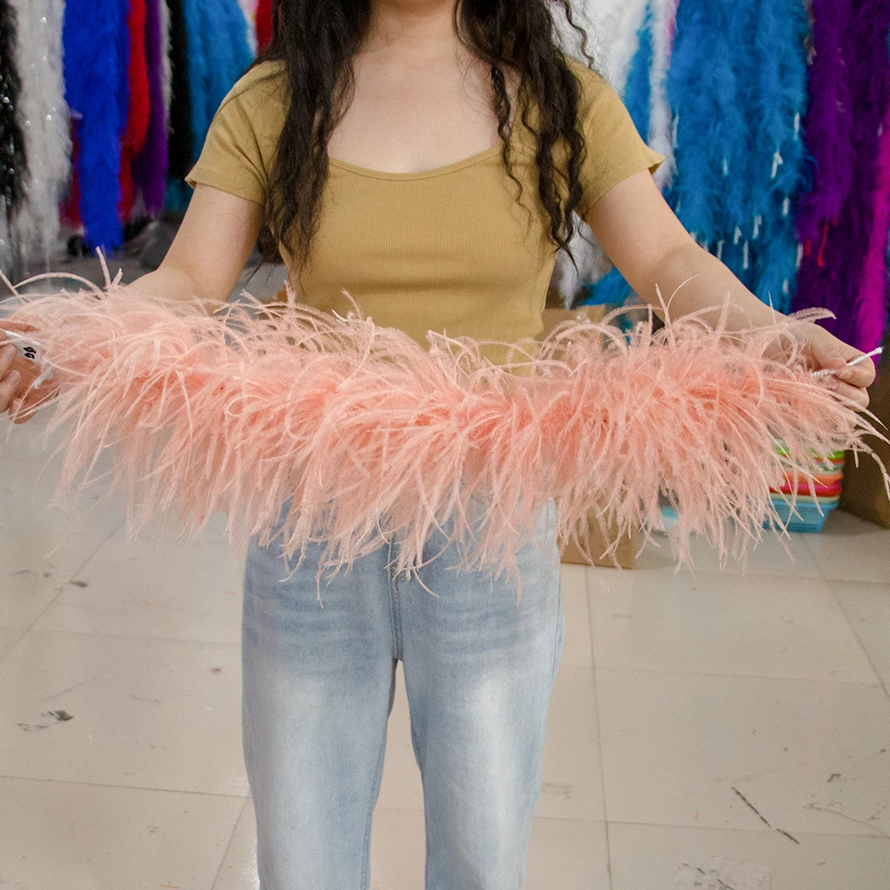 50cm Custom 6/20ply Ostrich Feather Trim Boa for Wedding Cosplay Party Shawl/Scarf Decor Dress Clothes Sewing Crafts Accessories
50cm Custom 6/20ply Ostrich Feather Trim Boa for Wedding Cosplay Party Shawl/Scarf Decor Dress Clothes Sewing Crafts Accessories