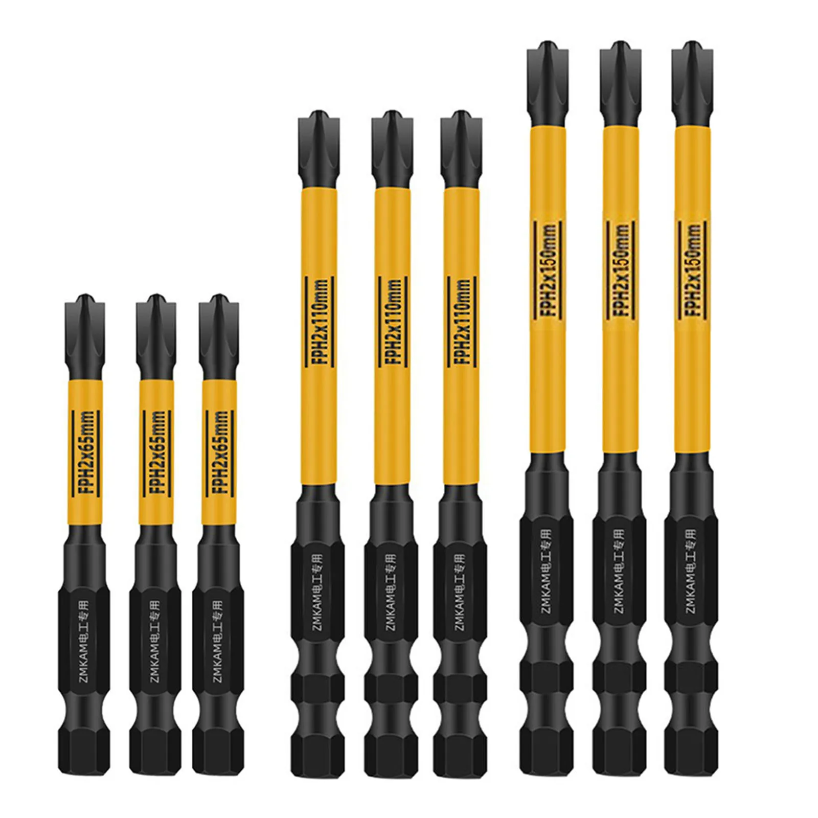 Magnetic Electrician Special Screwdriver Bit Nutdrivers FPH2 65mm 110mm 150mm For Electric Impact Driver Hand Tools
Magnetic Electrician Special Screwdriver Bit Nutdrivers FPH2 65mm 110mm 150mm For Electric Impact Driver Hand Tools