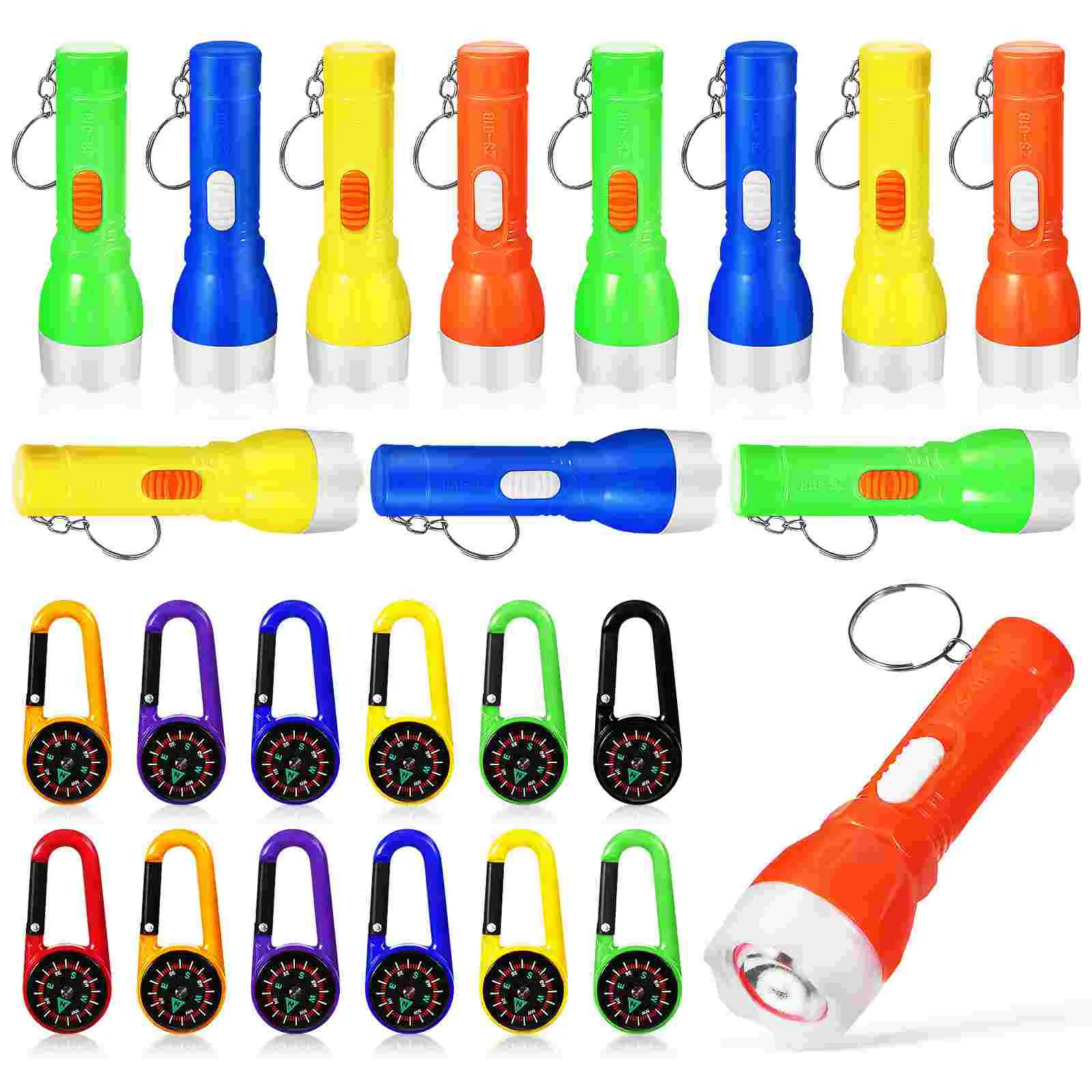 1 Set Carabiner Compass And Flashlight Keychain Set Led Flashlight Hiking Camping
1 Set Carabiner Compass And Flashlight Keychain Set Led Flashlight Hiking Camping