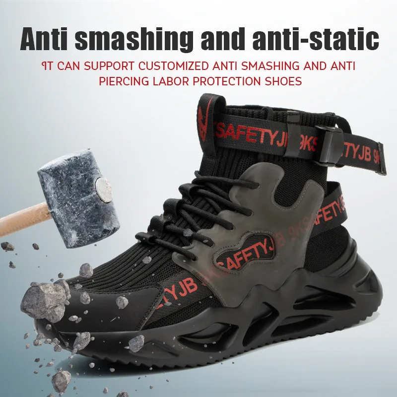 High Quality Indestructible Safety Shoes Men Work Sneakers Light Security Boots Men Puncture-Proof work Boots Steel Toe Shoes
High Quality Indestructible Safety Shoes Men Work Sneakers Light Security Boots Men Puncture-Proof work Boots Steel Toe Shoes
