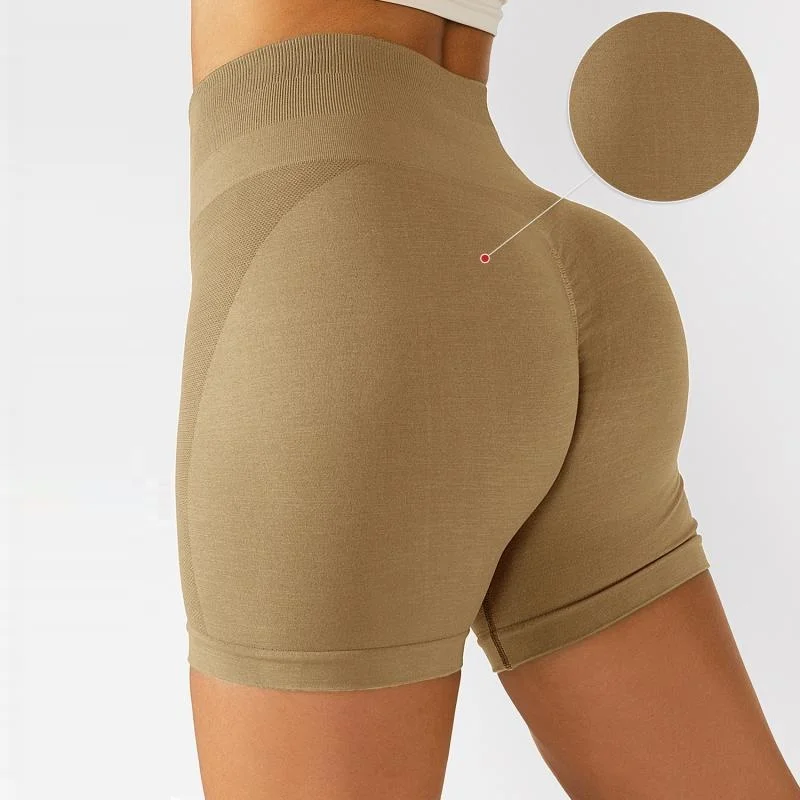 SALSPOR High Waist Sports Shorts Threaded Stretch Short Leggings Seamless Breathable Running Shorts for Women
SALSPOR High Waist Sports Shorts Threaded Stretch Short Leggings Seamless Breathable Running Shorts for Women