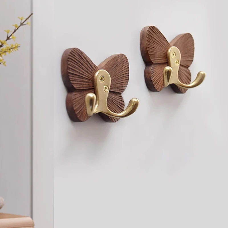 Black Walnut Pure Copper Butterfly Hook Multi-Purpose Hang On The Wall Holder Clothes Key Coat Home Door Decorative Storage Rack
Black Walnut Pure Copper Butterfly Hook Multi-Purpose Hang On The Wall Holder Clothes Key Coat Home Door Decorative Storage Rack