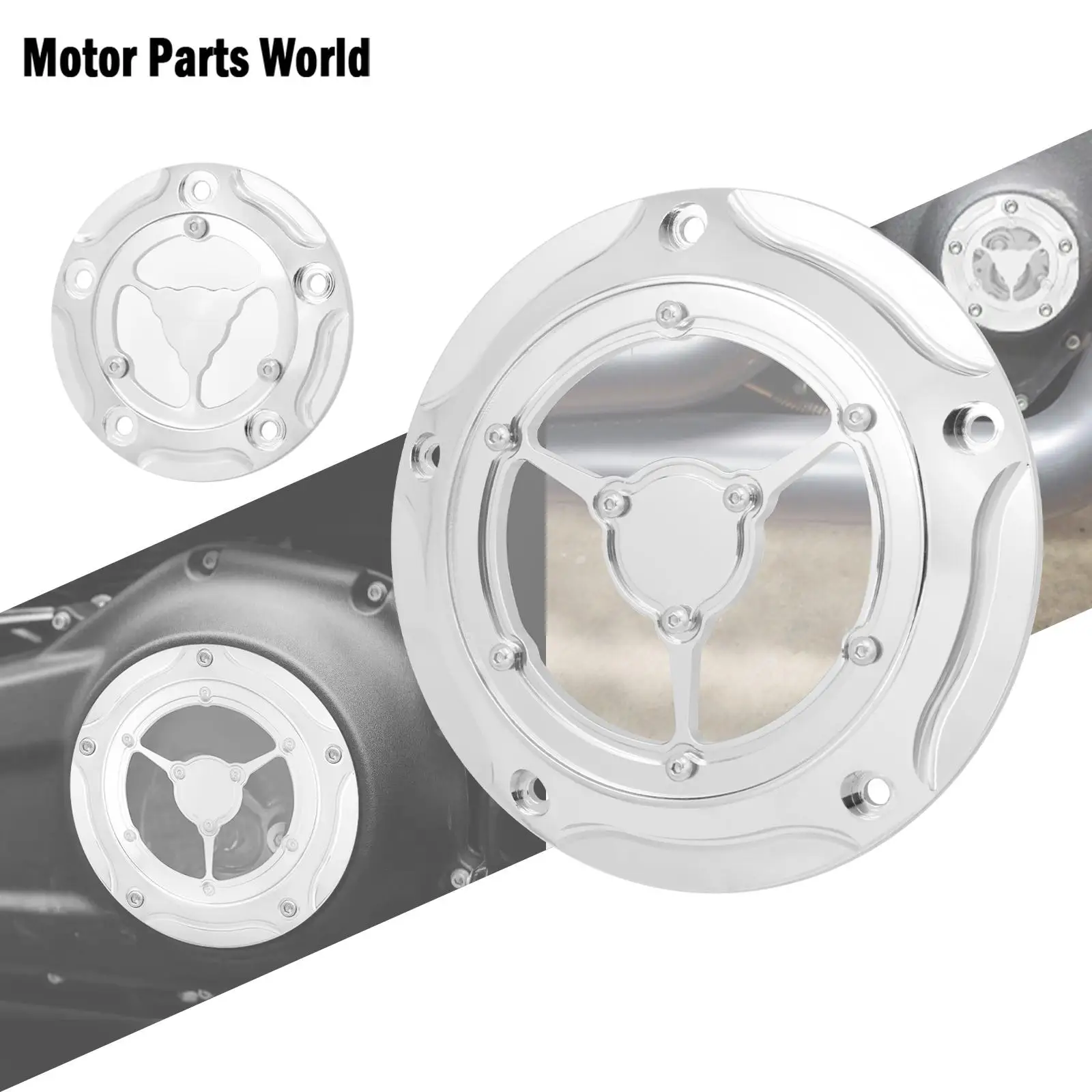 Motorcycle CNC Derby Timing Cover Engine Cover Chrome For Harley Touring Electra Glide Dyna Softail Heritage Deluxe 1999-2017
Motorcycle CNC Derby Timing Cover Engine Cover Chrome For Harley Touring Electra Glide Dyna Softail Heritage Deluxe 1999-2017