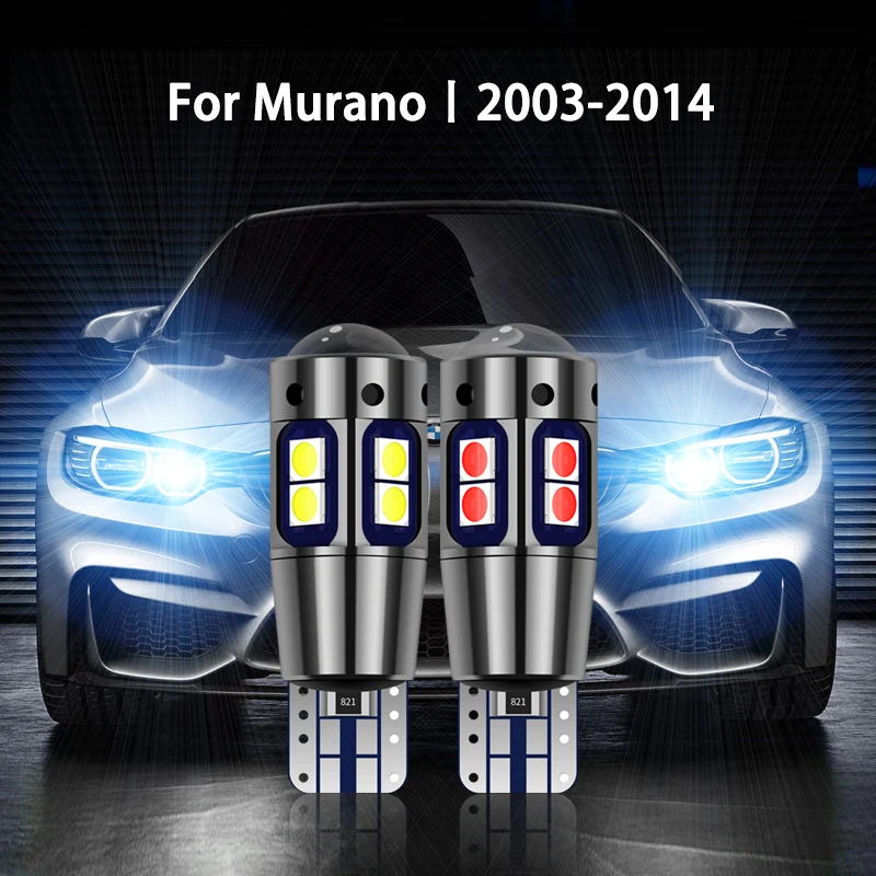 2x LED Parking Light For Nissan Murano 1 2 Z50 Z51 Accessories 2003-2014 2006 2007 2008 2009 2010 2011 2012 2013 Clearance Lamp
2x LED Parking Light For Nissan Murano 1 2 Z50 Z51 Accessories 2003-2014 2006 2007 2008 2009 2010 2011 2012 2013 Clearance Lamp