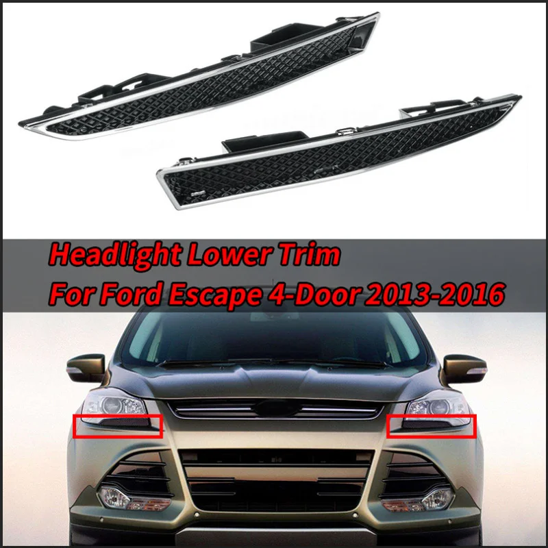 Strip Car headlight trim Mini Decor For Ford Kuga Maverick Escape Grille ABS Plastic
Strip Car headlight trim Mini Decor For Ford Kuga Maverick Escape Grille ABS Plastic