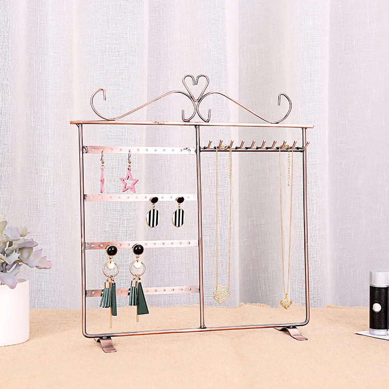 2022 New 48 Hole 10 Hook Desk Jewelry Stand Earring Bracelet Necklace Display Stand Large Black White Storage Organization
2022 New 48 Hole 10 Hook Desk Jewelry Stand Earring Bracelet Necklace Display Stand Large Black White Storage Organization