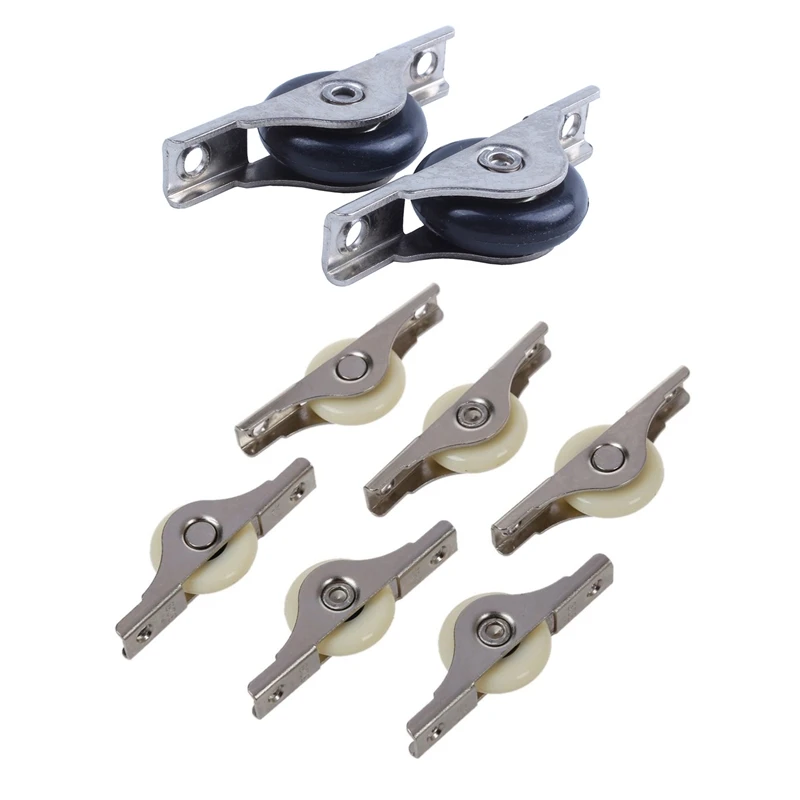 6Pcs White Doors Window Single Nylon Sliding Roller Pulley Wheel 62Mm Length & 2 Pcs Nylon Single Axle Sliding Door Roller Windo
6Pcs White Doors Window Single Nylon Sliding Roller Pulley Wheel 62Mm Length & 2 Pcs Nylon Single Axle Sliding Door Roller Windo