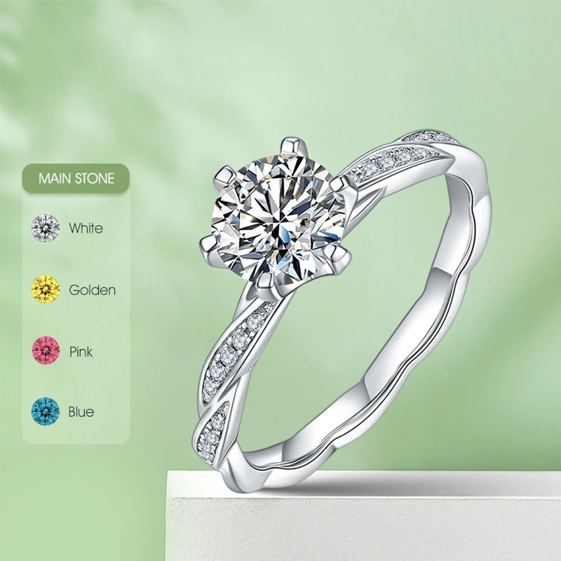 Кольцо женское из серебра 925 пробы с бриллиантами 1 карат 
Кольцо женское из серебра 925 пробы с бриллиантами 1 карат