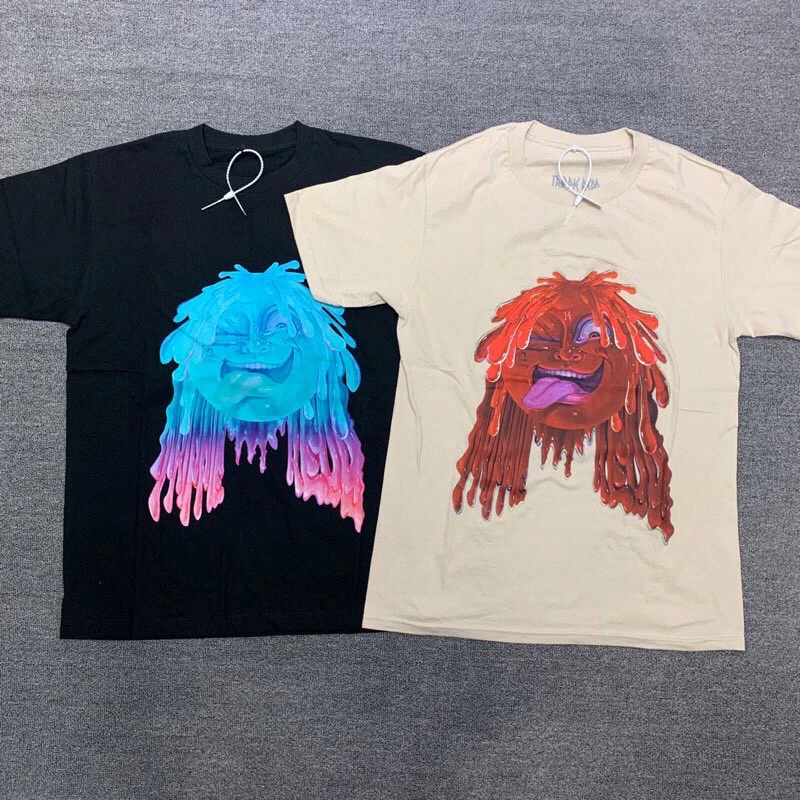 Travis Scott T Shirt Men Women Demon Printing High Quality Cotton Oversized Tops Short Sleeved Vetements Tshirts
Travis Scott T Shirt Men Women Demon Printing High Quality Cotton Oversized Tops Short Sleeved Vetements Tshirts