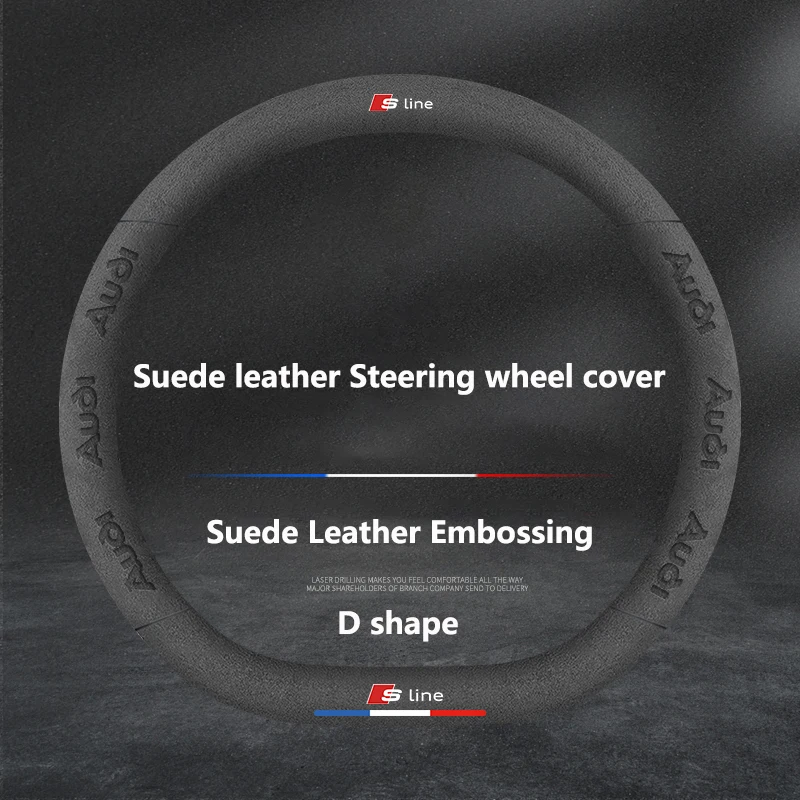 Car Steering Wheel Cover For Audi A1 A2 A3 A4 A5 A6 A7 A8L TT TTS RS4 RS6 Q2 Q3 Q5 Q7 Q8 S3 S4 S5 S6 Car Interior Accessories
Car Steering Wheel Cover For Audi A1 A2 A3 A4 A5 A6 A7 A8L TT TTS RS4 RS6 Q2 Q3 Q5 Q7 Q8 S3 S4 S5 S6 Car Interior Accessories