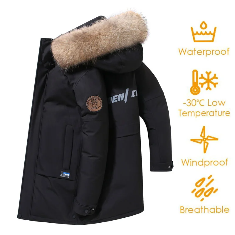 2022 Autumn Winter Men Down Jacket Cotas Mens Warm 90% Wite Duck Down ded Jacket Parkas Multi Pockets Overcoat Male Plus 4XL
2022 Autumn Winter Men Down Jacket Cotas Mens Warm 90% Wite Duck Down ded Jacket Parkas Multi Pockets Overcoat Male Plus 4XL