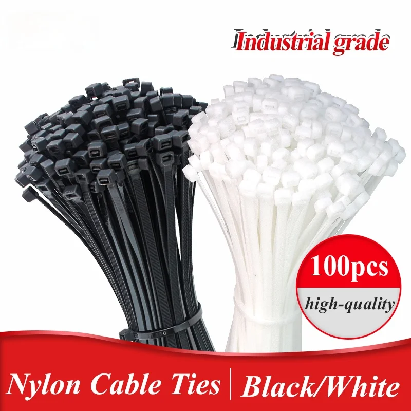 250pc Self-locking Plastic Nylon Tie Black Zip Wraps Strap Nylon Cable Ties Holder Fastening Ring 4X250 Loop Wire Wrap 8x250
250pc Self-locking Plastic Nylon Tie Black Zip Wraps Strap Nylon Cable Ties Holder Fastening Ring 4X250 Loop Wire Wrap 8x250