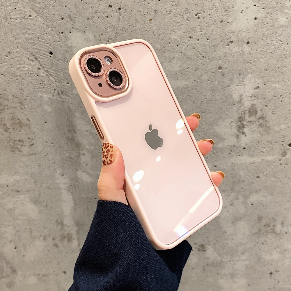 Роскошный Блестящий Прозрачный чехол для телефона iPhone 13, 12, 11 Pro Max, Защита камеры, противоударный мягкий чехол
Роскошный Блестящий Прозрачный чехол для телефона iPhone 13, 12, 11 Pro Max, Защита камеры, противоударный мягкий чехол
