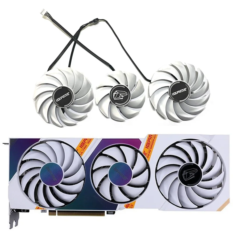 3pcs 4pin New Cooling Fan For Colorful Geforce RTX 3080 3070 3060 Ti iGame Ultra OC White RTX3080 RTX3070 Graphics Fan
3pcs 4pin New Cooling Fan For Colorful Geforce RTX 3080 3070 3060 Ti iGame Ultra OC White RTX3080 RTX3070 Graphics Fan