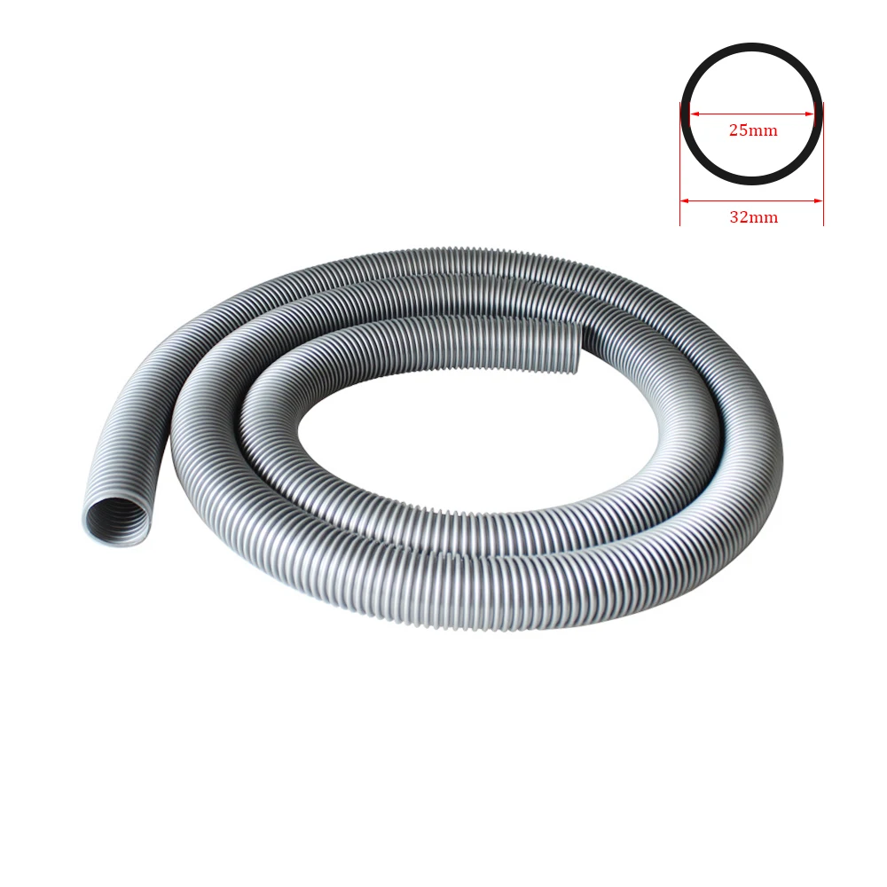 

inner 25mm Vacuum Cleaner Thread Hose Soft Pipe Durable Vacuum Tube Accessories Flexible Factory Bellows Straws outer 32mm