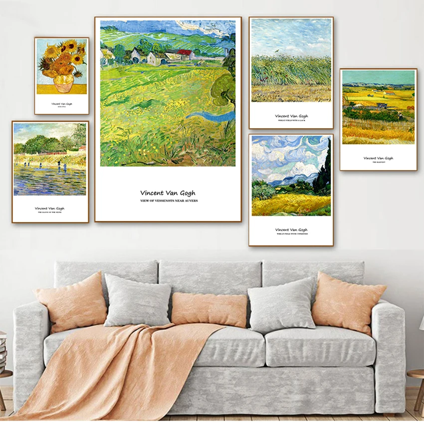 Classic Artist Art Home Decor A Collection of Van Gogh Works 23 Pics Canvas Print Painting Poster Wall Pictures for Living Room
Classic Artist Art Home Decor A Collection of Van Gogh Works 23 Pics Canvas Print Painting Poster Wall Pictures for Living Room