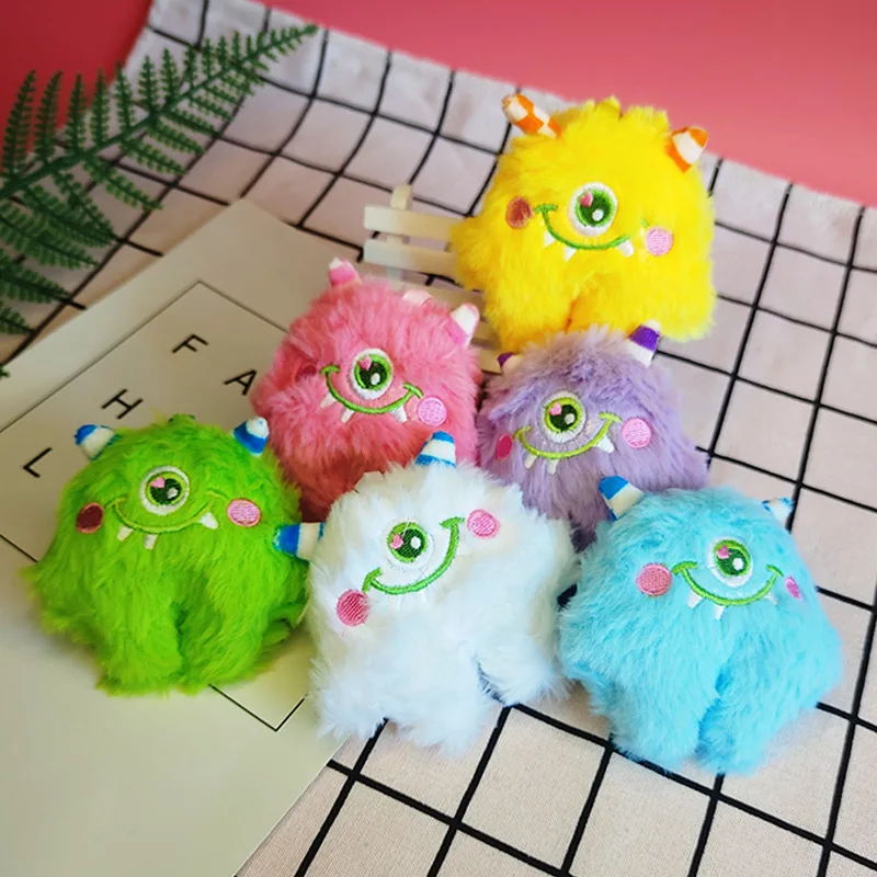 Ins Plush Big Eyes Monster Keychain Cute Cartoon Unicorn Plush Pendant Girl Bag Personality Accessories New Creative Round Toot
Ins Plush Big Eyes Monster Keychain Cute Cartoon Unicorn Plush Pendant Girl Bag Personality Accessories New Creative Round Toot
