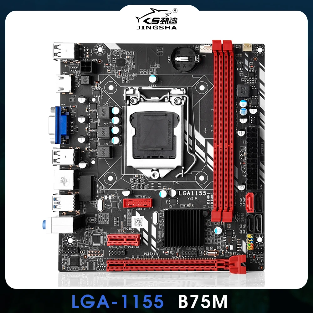 Десктопная материнская плата JINGSHA B75M B75 LGA1155 для процессора i3 i5 i7 поддержка памяти DDR3 USB3.0 SATA3 основная плата материнская плата
Десктопная материнская плата JINGSHA B75M B75 LGA1155 для процессора i3 i5 i7 поддержка памяти DDR3 USB3.0 SATA3 основная плата материнская плата
