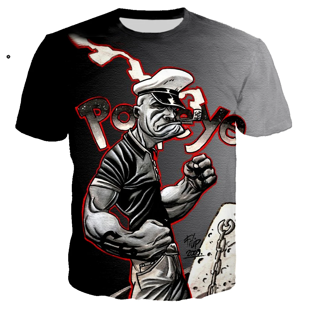 2022 new handsome fashion loose quality T-shirt funny design Popeye print men's t-shir legal T-shirt
2022 new handsome fashion loose quality T-shirt funny design Popeye print men's t-shir legal T-shirt