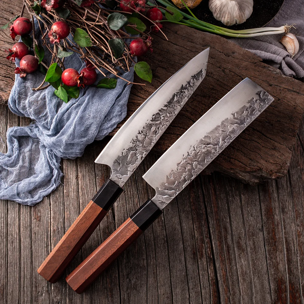 

Кованый стальной нож шеф-повара кухонные ножи для суши острые японские ножи накири нож мясницкий нож режущий инструмент для готовки