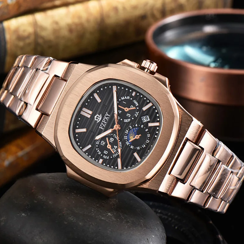 Top AAA Original Brand Men's Business Leisure Sports Watch Classic Luxury Stainless Steel Quartz Watch
Top AAA Original Brand Men's Business Leisure Sports Watch Classic Luxury Stainless Steel Quartz Watch