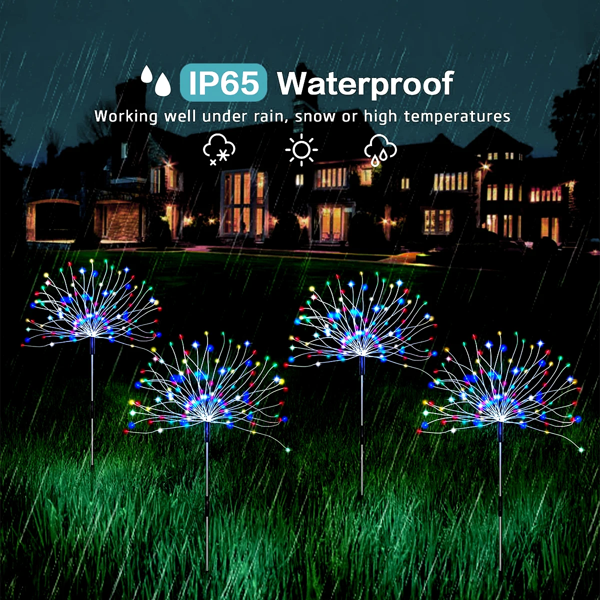 4PC Solar Fireworks Lamp Outdoor Grass Globe Dandelion Flash Landscape Walkway Solar For Lawn Garden Decor Solar Holiday Light
4PC Solar Fireworks Lamp Outdoor Grass Globe Dandelion Flash Landscape Walkway Solar For Lawn Garden Decor Solar Holiday Light
