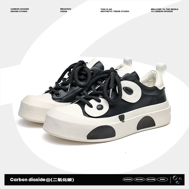 Women Shoes Men Retro Y2K Black White Panda Hip Hop Punk Skateboard Shoes Fashion Sneakers Couple Outdoor Sports Casual Shoes
Women Shoes Men Retro Y2K Black White Panda Hip Hop Punk Skateboard Shoes Fashion Sneakers Couple Outdoor Sports Casual Shoes