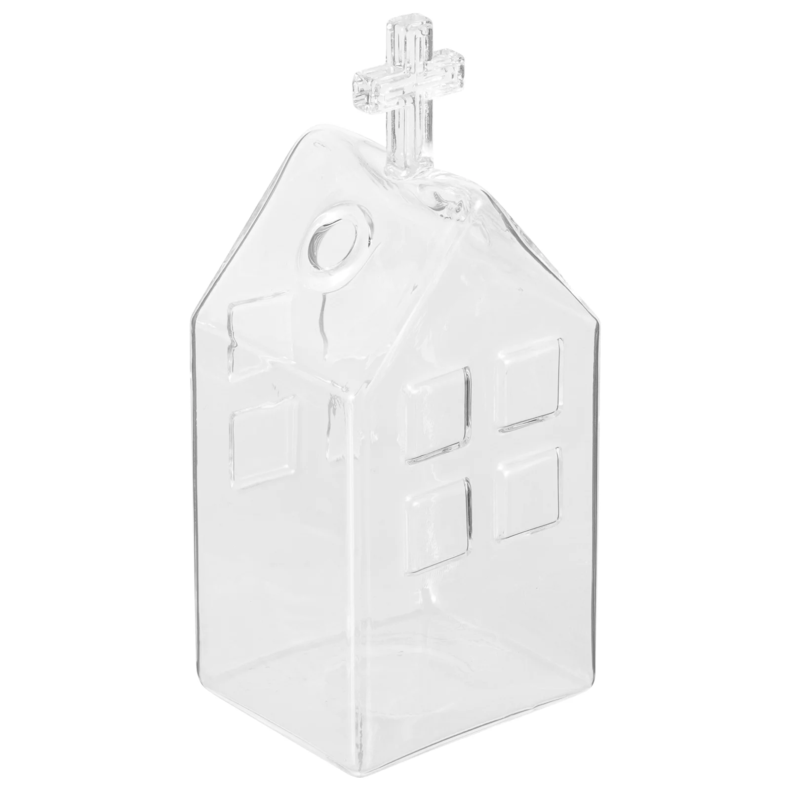 Glass Vase House Shaped Glass Flower Planter Home Vase Decoration Table Glass Vase
Glass Vase House Shaped Glass Flower Planter Home Vase Decoration Table Glass Vase