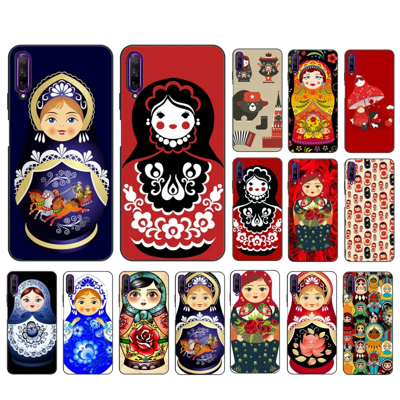 

Russian Dolls Pattern Matryoshka Phone Case for Huawei P50 Pro P30 P40 Lite P40Pro P20 lite P10 Plus Mate 20 Pro Mate20 X