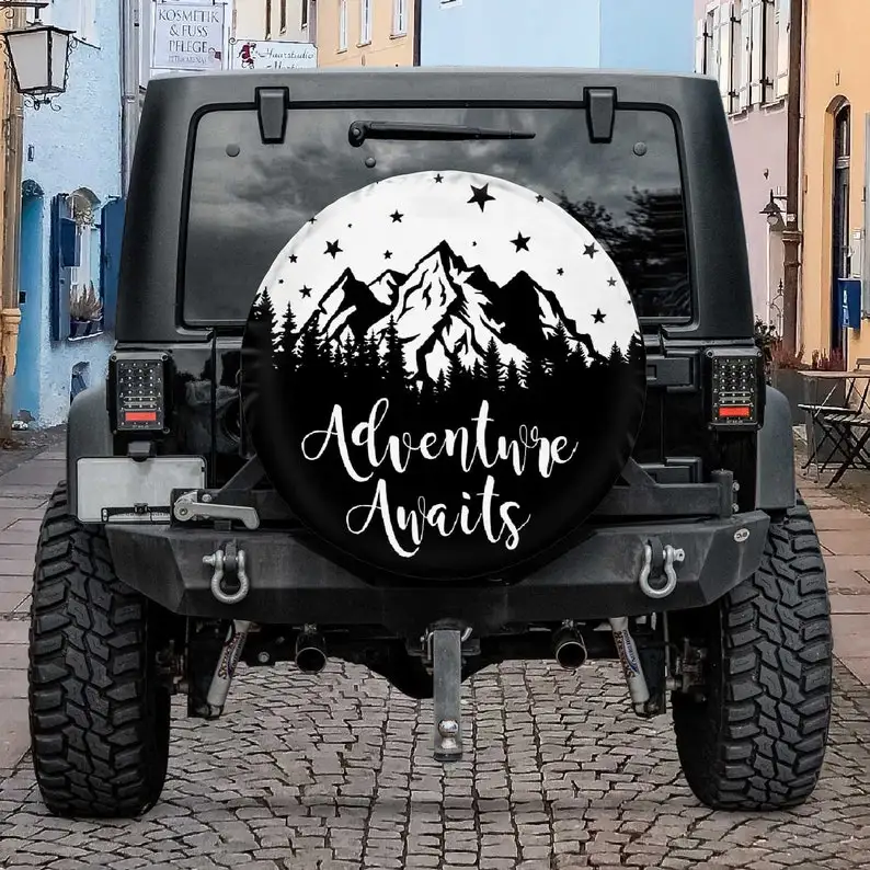 Adventure Awaits Halloween Gift, Christmas Gift, Spare Tire Cover For Car, Personalized Tire Cover, Gift For Car Lover
Adventure Awaits Halloween Gift, Christmas Gift, Spare Tire Cover For Car, Personalized Tire Cover, Gift For Car Lover