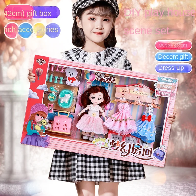 Childlike Doll Gift Box Set Girl Princess Family Gift Training Agency Gift Children's Toys Kids Toys Bjd Doll Bjd Doll Full Set
Childlike Doll Gift Box Set Girl Princess Family Gift Training Agency Gift Children's Toys Kids Toys Bjd Doll Bjd Doll Full Set