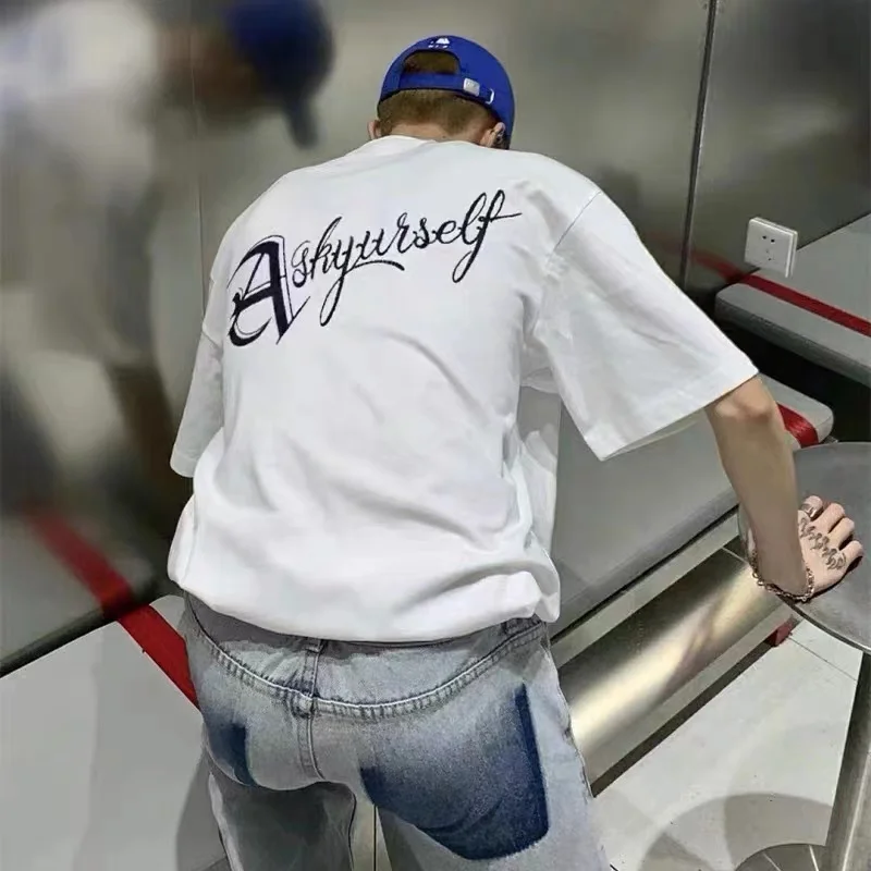 2022ss ASKYURSELF DESTROYED Make Old T Shirt Men Women 1:1 Best Quality T-shirt ASKYURSELF White Tops Tee
2022ss ASKYURSELF DESTROYED Make Old T Shirt Men Women 1:1 Best Quality T-shirt ASKYURSELF White Tops Tee