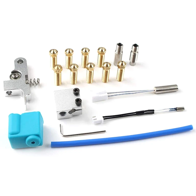 Extruder Kit Heating Pipe Silicone Sleeve Throat E Handle Thermistor DIY Professional Idler Arm Heater Cok Genius Nozzle
Extruder Kit Heating Pipe Silicone Sleeve Throat E Handle Thermistor DIY Professional Idler Arm Heater Cok Genius Nozzle