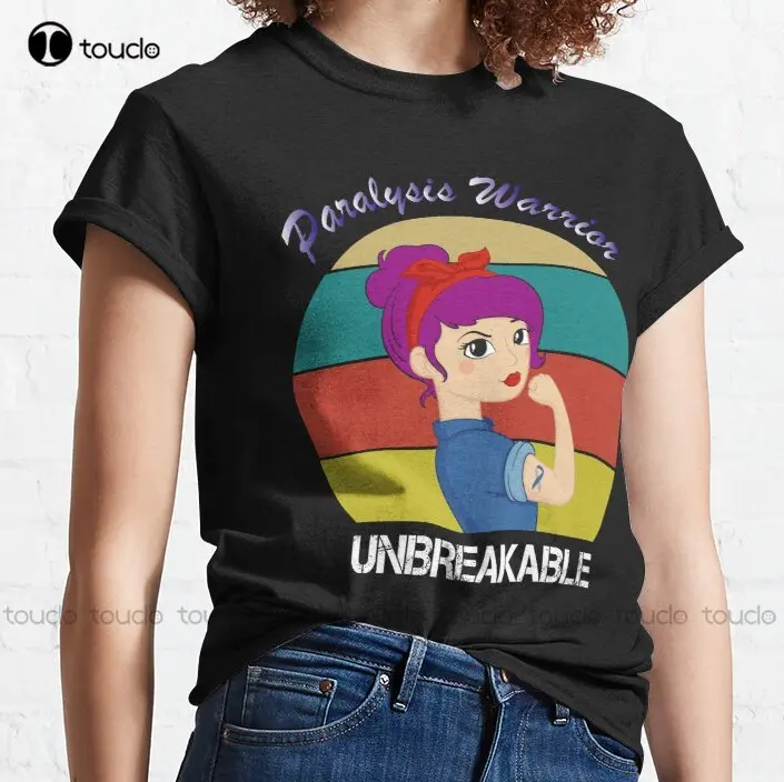 Paralysis Warrior Unbreakable Women With Vintage / Paralysis Awareness Gift Classic T-Shirt Custom T Shirts Cotton Tee Shirt
Paralysis Warrior Unbreakable Women With Vintage / Paralysis Awareness Gift Classic T-Shirt Custom T Shirts Cotton Tee Shirt