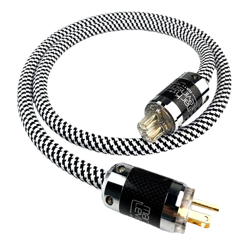 Hi-end Mark Levinson HiFi Audio Power Cable Carbon Fiber Rhodium Plated US & EU Plug Cord
Hi-end Mark Levinson HiFi Audio Power Cable Carbon Fiber Rhodium Plated US & EU Plug Cord