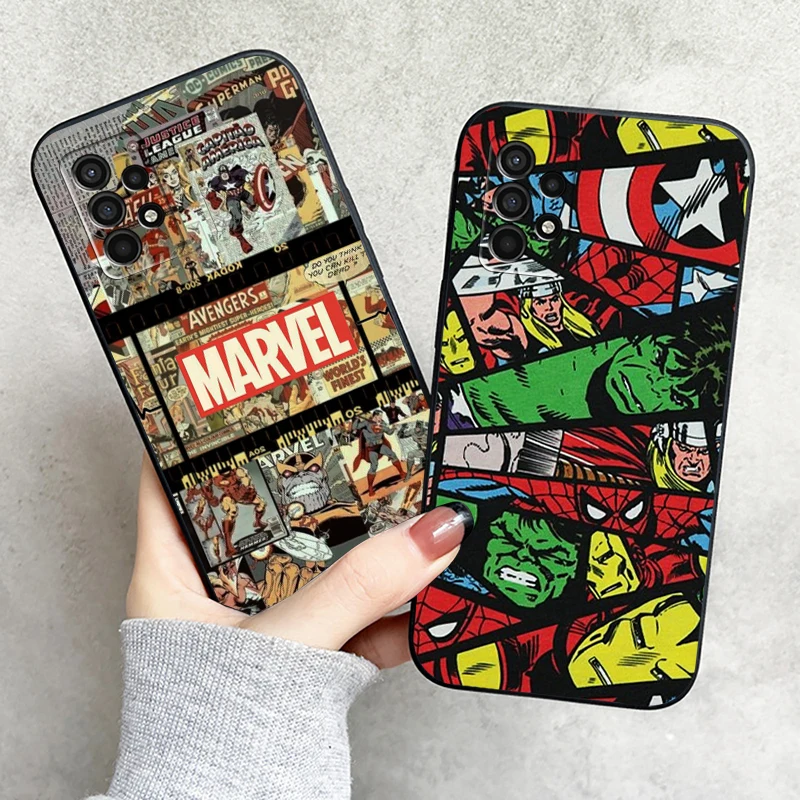 MARVEL The Avengers Phone Case For Samsung Galaxy S8 S9 S10 Plus S10E S10 Lite S10 5G Funda Carcasa Liquid Silicon Back
MARVEL The Avengers Phone Case For Samsung Galaxy S8 S9 S10 Plus S10E S10 Lite S10 5G Funda Carcasa Liquid Silicon Back