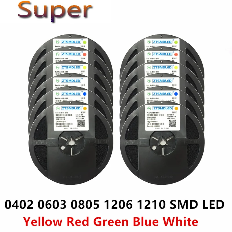 1 Катушка 0402 0603 0805 1206 SMD светодиодные диоды светло-желтые красные зеленые синие белые 1210 шт. 5000 шт. 4000 шт. 3000 шт.
1 Катушка 0402 0603 0805 1206 SMD светодиодные диоды светло-желтые красные зеленые синие белые 1210 шт. 5000 шт. 4000 шт. 3000 шт.