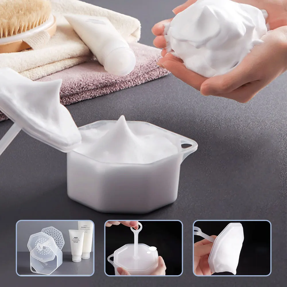 Portable Foam Maker Plastic Bubble Maker Foamer Face Cleanser Bubble Foamer Tool Skin Care Device Easy To Use Fine Foam
Portable Foam Maker Plastic Bubble Maker Foamer Face Cleanser Bubble Foamer Tool Skin Care Device Easy To Use Fine Foam