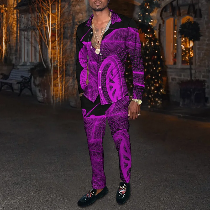 2022 New Autumn Men's Hawaiian Shirt Set Animal 3D Printing Long Sleeve + Pants 2 Piece Suit Casual Gentleman Fashion Streetwear
2022 New Autumn Men's Hawaiian Shirt Set Animal 3D Printing Long Sleeve + Pants 2 Piece Suit Casual Gentleman Fashion Streetwear