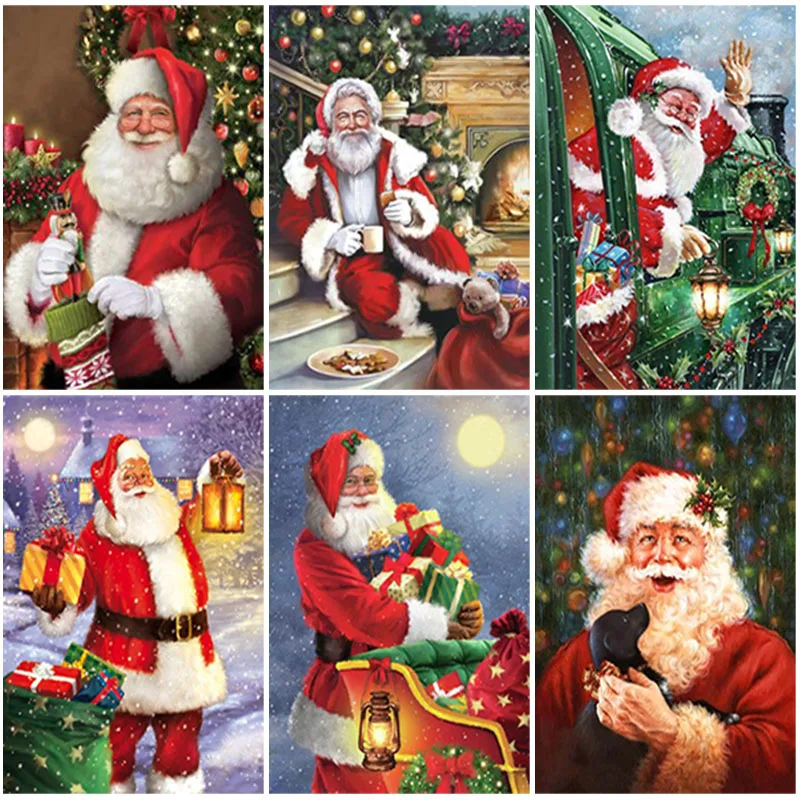 Diy Santa Claus 5D Diamond Painting Full Square Drill Christmas Gift Snow Landscape Diamond Embroidery Cross Stitch Home Decor
Diy Santa Claus 5D Diamond Painting Full Square Drill Christmas Gift Snow Landscape Diamond Embroidery Cross Stitch Home Decor